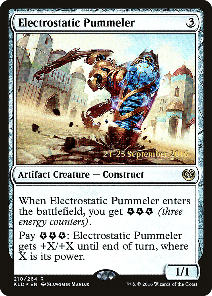 Electrostatic Pummeler [Kaladesh Prerelease Promos]-1