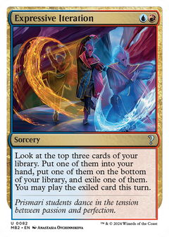 Expressive Iteration (White Border) [Mystery Booster 2]-1