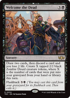 Welcome the Dead [Tarkir: Dragonstorm Commander]-1