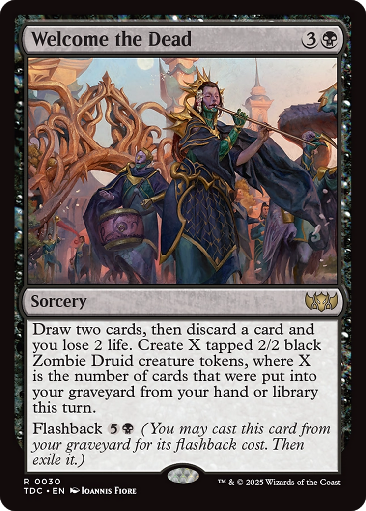 Welcome the Dead [Tarkir: Dragonstorm Commander]-1