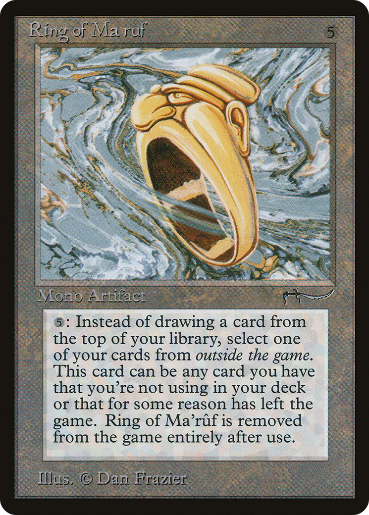 Ring of Ma'ruf [Arabian Nights]-1