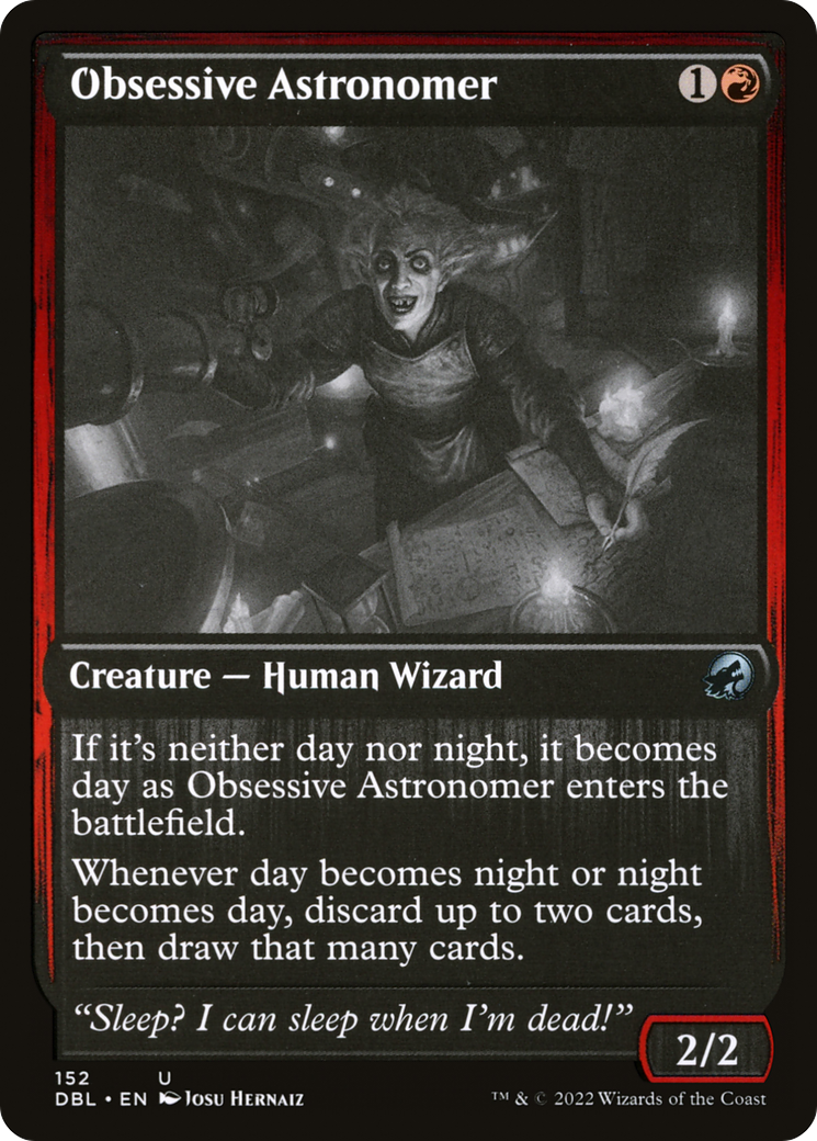 Obsessive Astronomer [Innistrad: Double Feature]-1