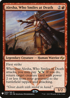 Alesha, Who Smiles at Death [The List]-1