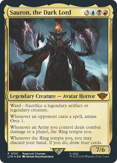 Sauron, the Dark Lord (Regional Champs) [Pro Tour Promos]-1