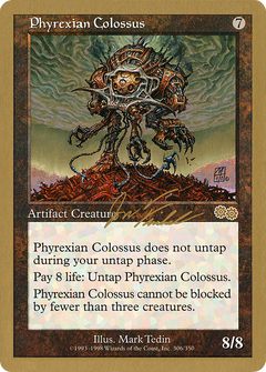 Phyrexian Colossus - 2000 Jon Finkel (USG) (WCD-) - World Championship Decks 2000-1
