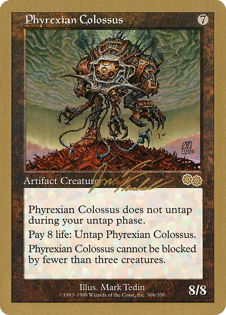 Phyrexian Colossus - 2000 Jon Finkel (USG) (WCD-) - World Championship Decks 2000-1