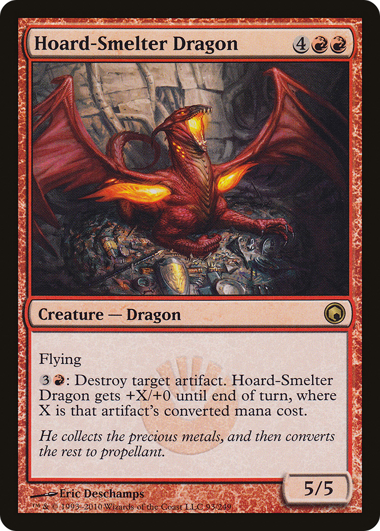 Hoard-Smelter Dragon [Scars of Mirrodin]-1