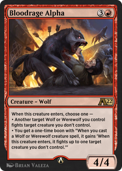 Bloodrage Alpha (Y22-036) - Alchemy: Innistrad-1