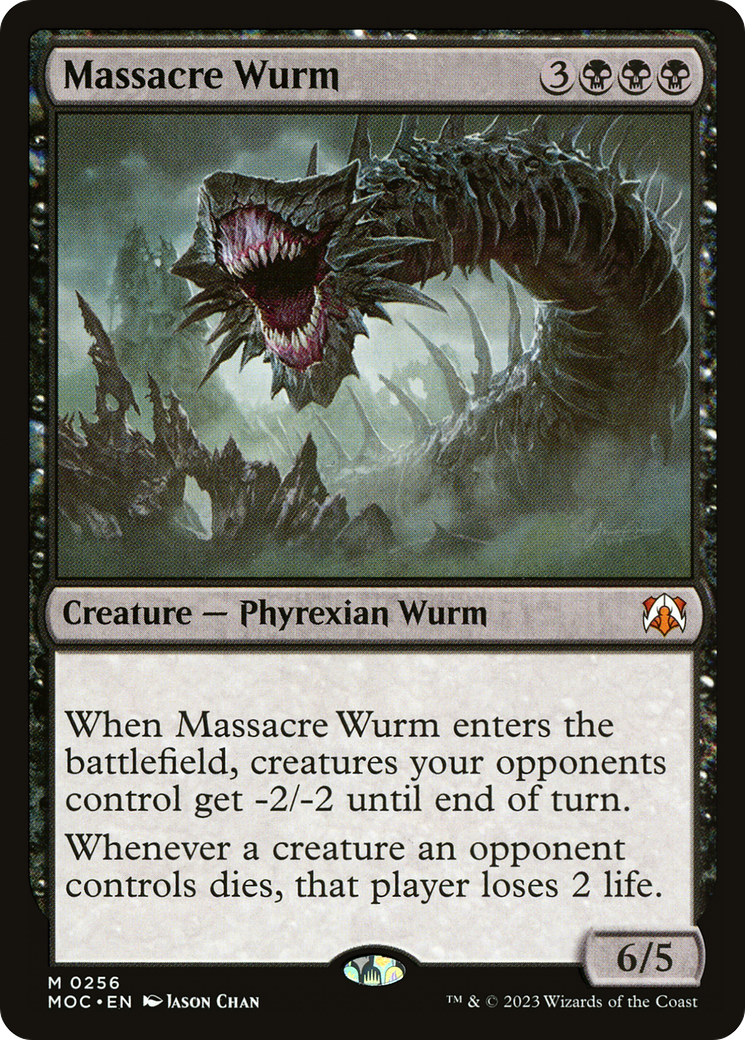 Massacre Wurm [March of the Machine Commander]-1