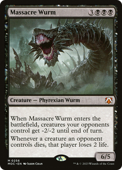 Massacre Wurm [March of the Machine Commander]-1