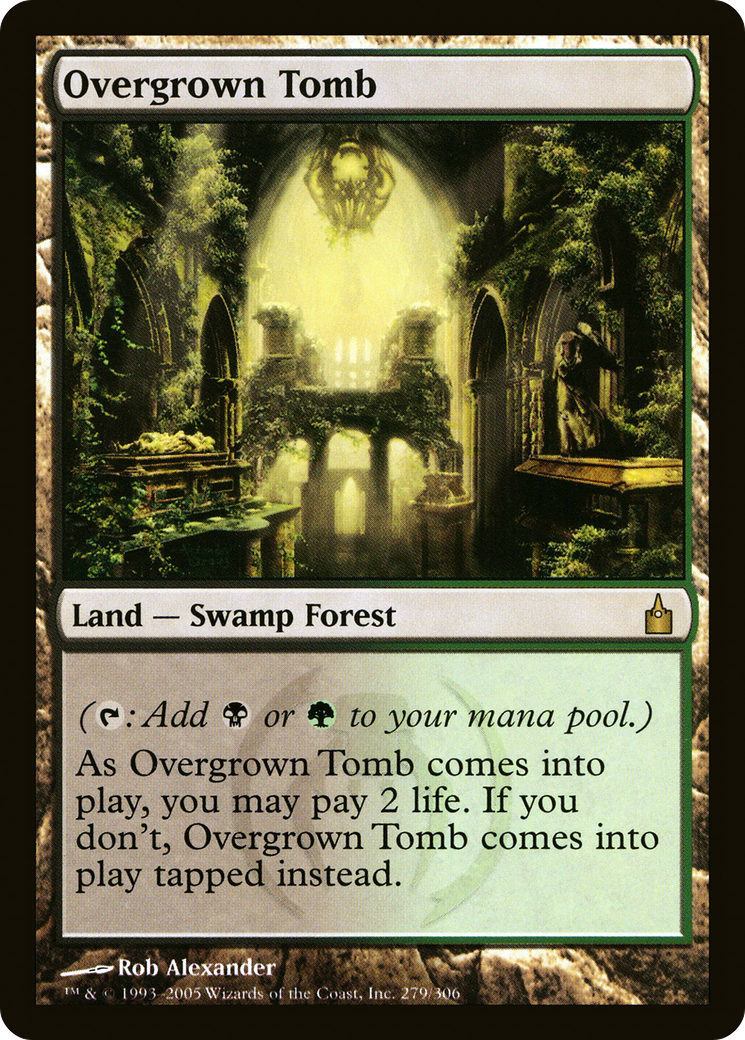 Overgrown Tomb [Ravnica: City of Guilds]-1
