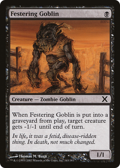 Festering Goblin [Tenth Edition]-1