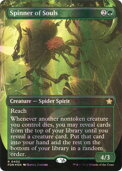 Spinner of Souls (Borderless) (Mana Foil) [Foundations]-1