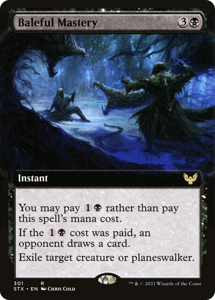 Baleful Mastery (Extended Art) [Strixhaven: School of Mages]-1