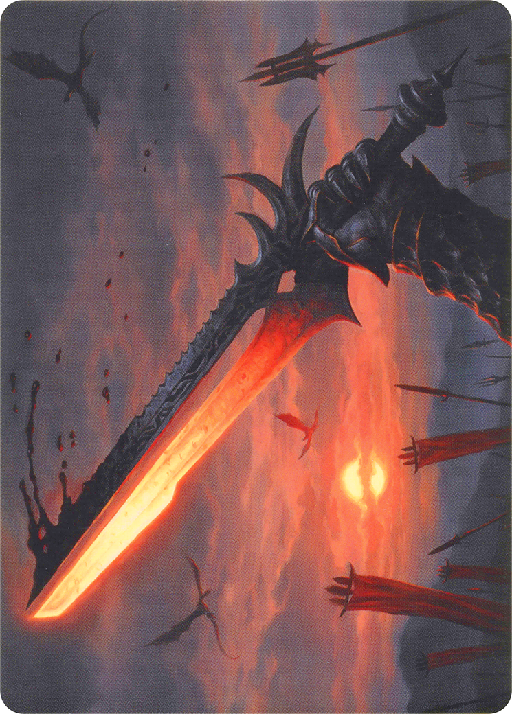 Sword of Sinew and Steel // Sword of Sinew and Steel (AMH1-047) - Modern Horizons Art Series (Borderless)-3
