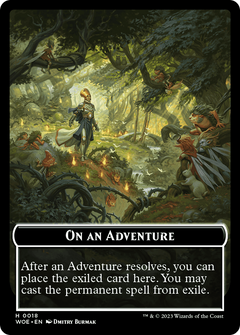 On an Adventure (TWOE-018) - Wilds of Eldraine Tokens Foil-1