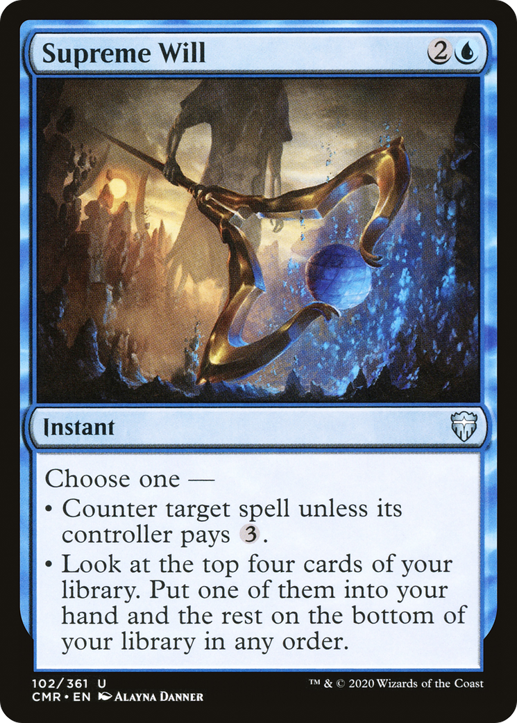 Supreme Will [Commander Legends]-1