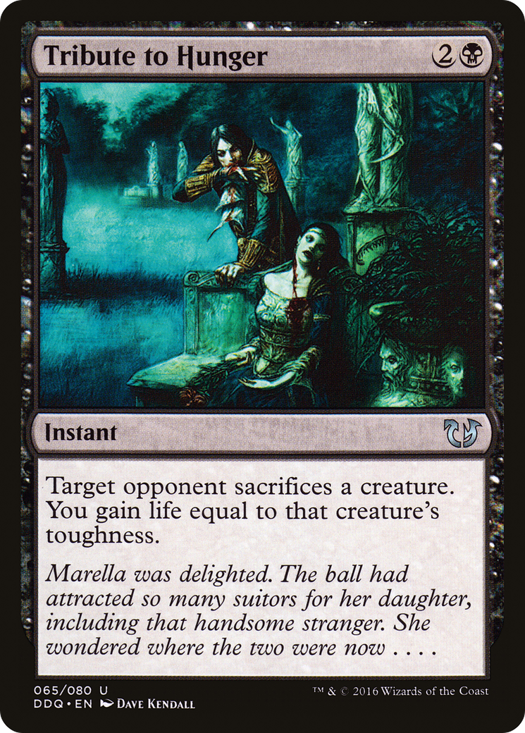 Tribute to Hunger (DDQ-065) - Duel Decks: Blessed vs. Cursed-1