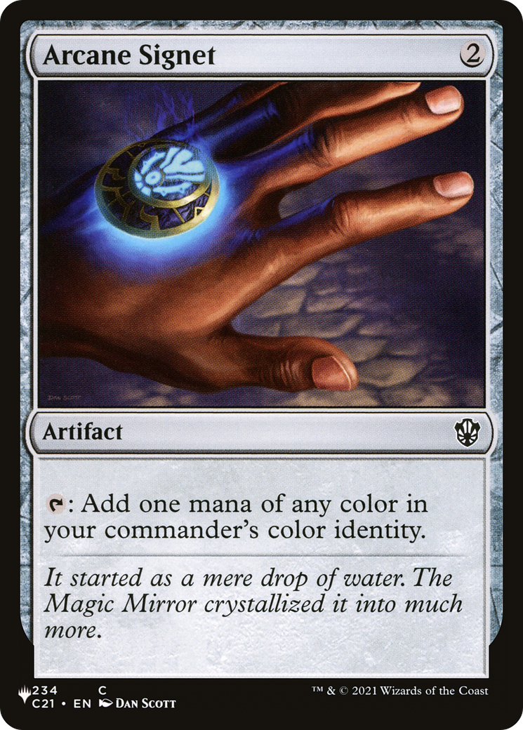 Arcane Signet [Secret Lair: Heads I Win, Tails You Lose]-1