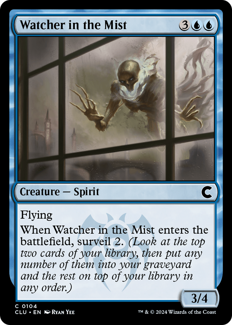 Watcher in the Mist (CLU-104) - Ravnica: Clue Edition-1