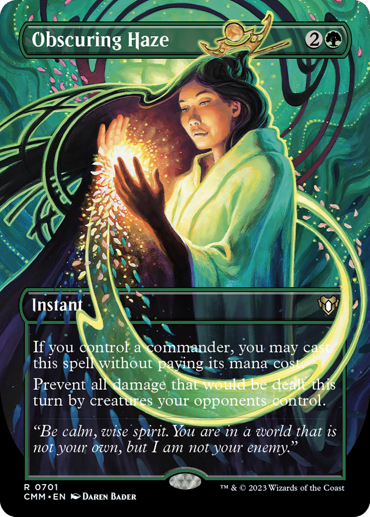 Obscuring Haze (Borderless Alternate Art) [Commander Masters]-1