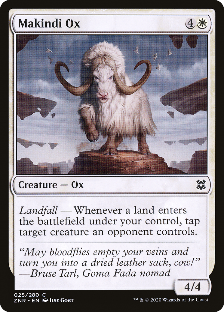 Makindi Ox [Zendikar Rising]-1