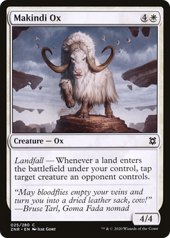 Makindi Ox [Zendikar Rising]-1