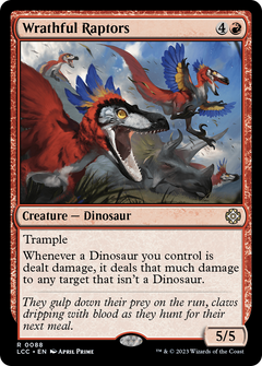 Wrathful Raptors [The Lost Caverns of Ixalan Commander]-1