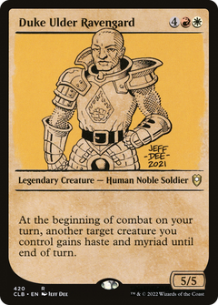 Duke Ulder Ravengard (Showcase) [Commander Legends: Battle for Baldur's Gate]-1
