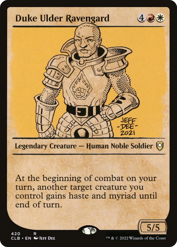 Duke Ulder Ravengard (Showcase) [Commander Legends: Battle for Baldur's Gate]-1