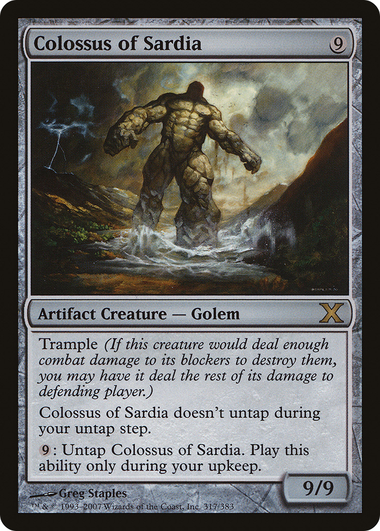 Colossus of Sardia (10E-317) - Tenth Edition-1