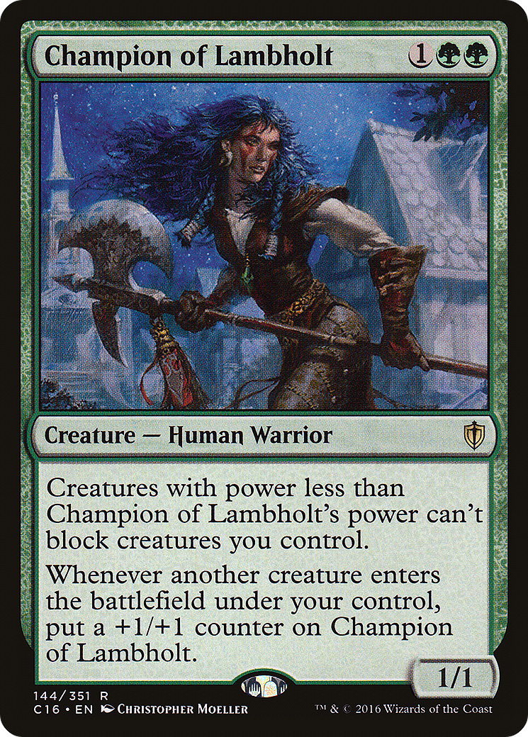 Champion of Lambholt [Commander 2016]-1