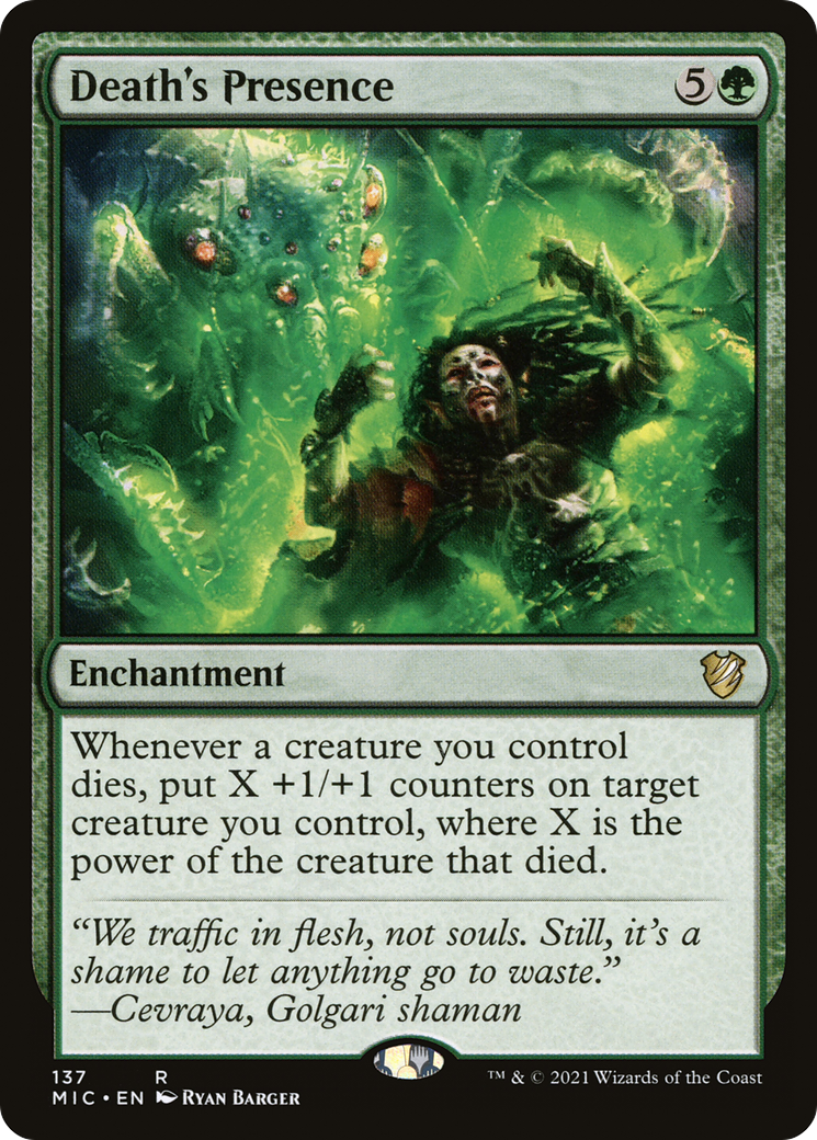 Death's Presence [Innistrad: Midnight Hunt Commander]-1
