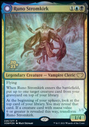 Runo Stromkirk // Krothuss, Lord of the Deep [Innistrad: Crimson Vow Prerelease Promos]-1