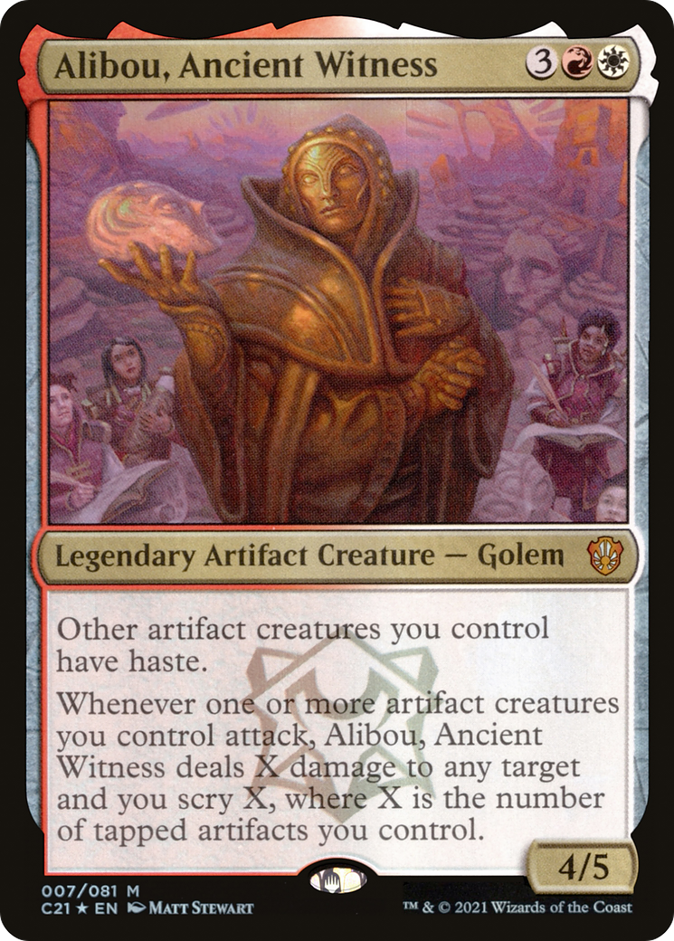 Alibou, Ancient Witness [Commander 2021]-1