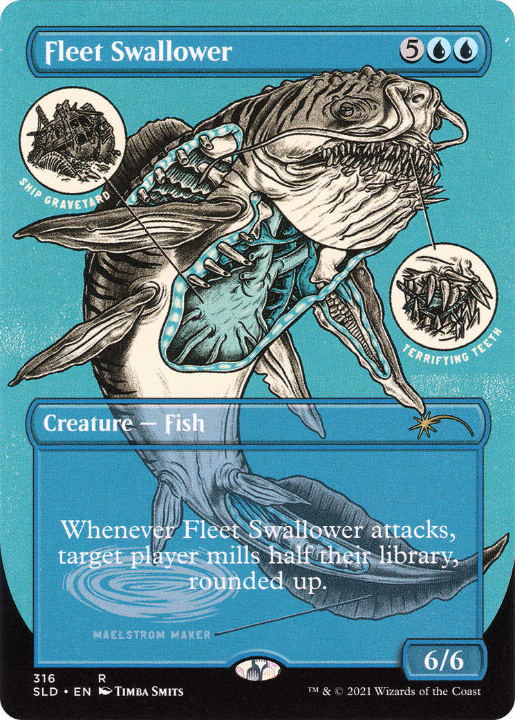 Fleet Swallower (Borderless) [Secret Lair Drop Series]-1