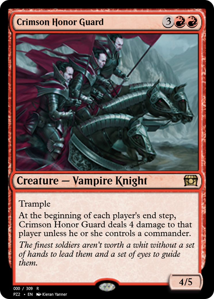 Crimson Honor Guard (PZ2-65697) - Treasure Chest Foil-1