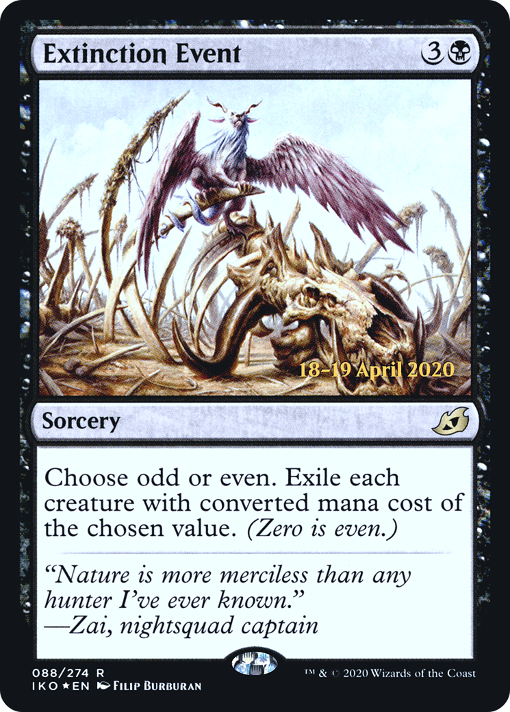 Extinction Event [Ikoria: Lair of Behemoths Prerelease Promos]-1