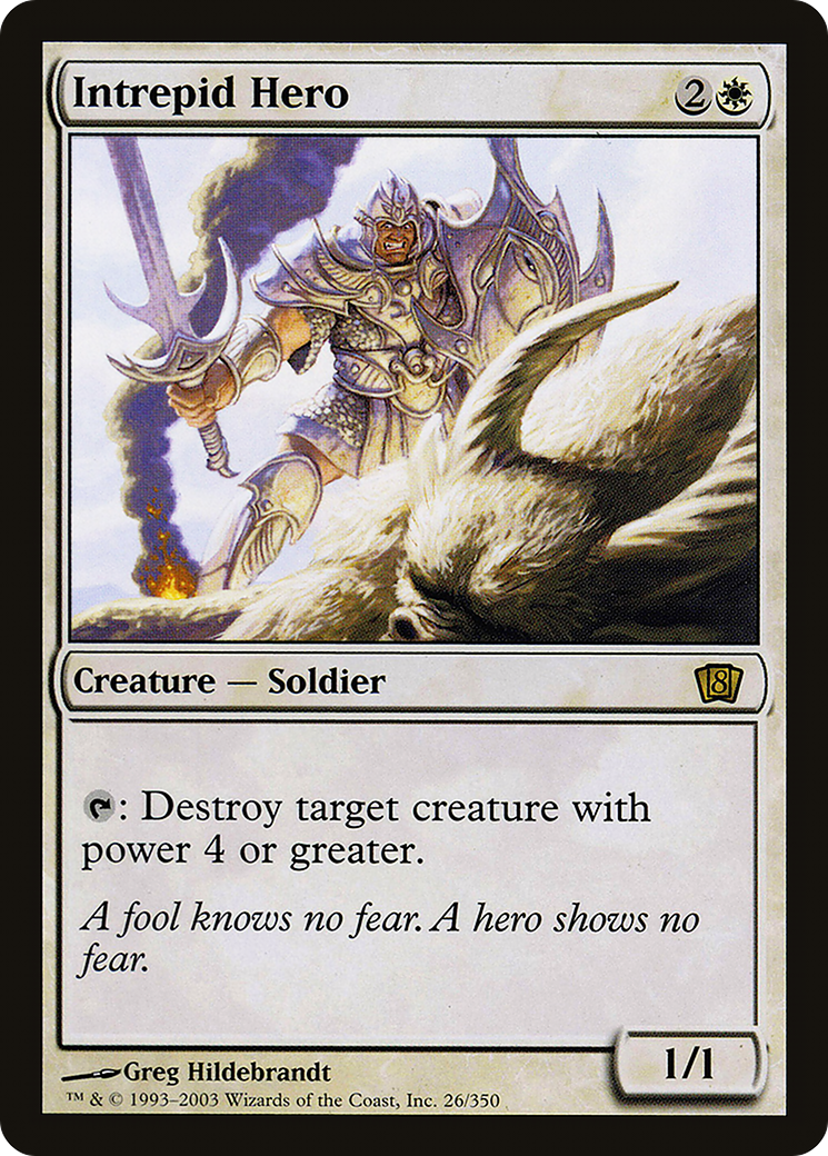 Intrepid Hero (8ED-026) - 8th Edition-1