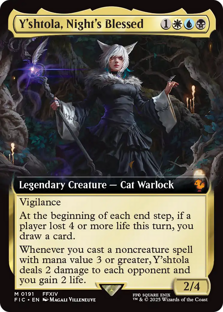 Y'shtola, Night's Blessed (Extended Art) [FINAL FANTASY Commander]-1