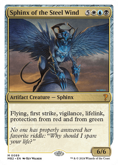 Sphinx of the Steel Wind (White Border) [Mystery Booster 2]-1