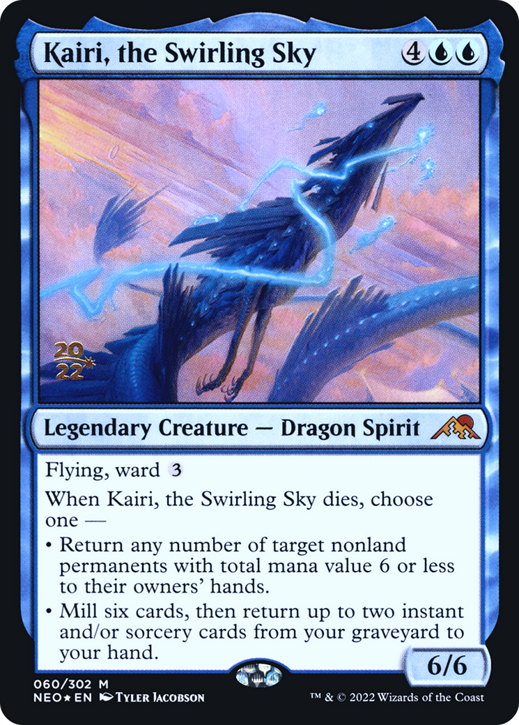 Kairi, the Swirling Sky [Kamigawa: Neon Dynasty Prerelease Promos]-1