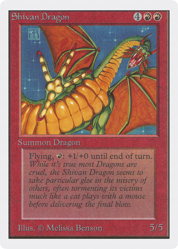 Shivan Dragon [Unlimited Edition]-1
