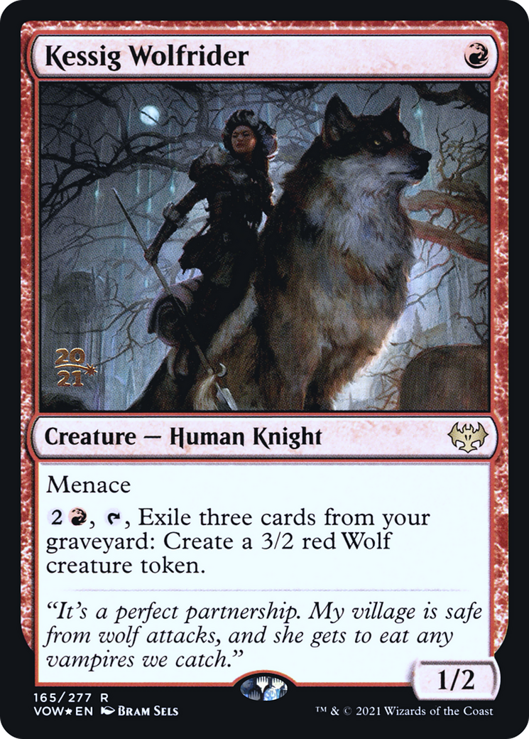 Kessig Wolfrider [Innistrad: Crimson Vow Prerelease Promos]-1