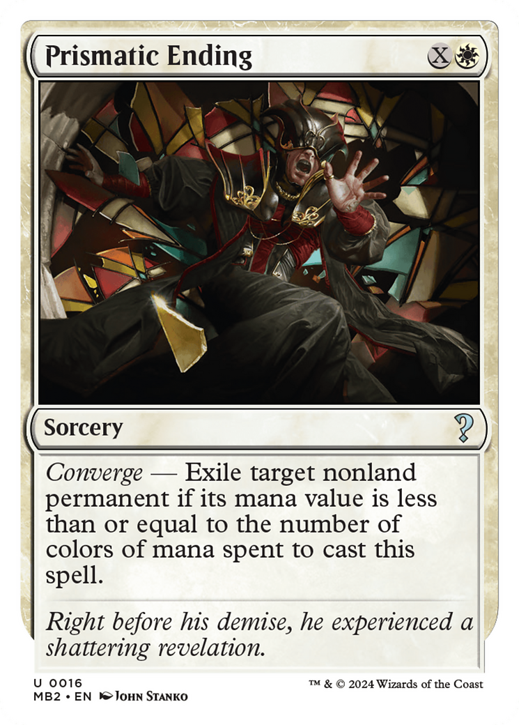 Prismatic Ending (White Border) [Mystery Booster 2]-1