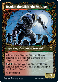 Tovolar, Dire Overlord // Tovolar, the Midnight Scourge (Showcase Equinox) [Innistrad: Midnight Hunt]-2