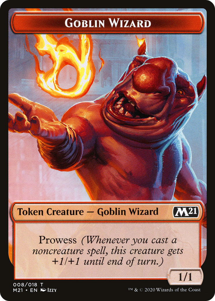 Goblin Wizard (TM21-008) - Core Set 2021 Tokens Foil-1