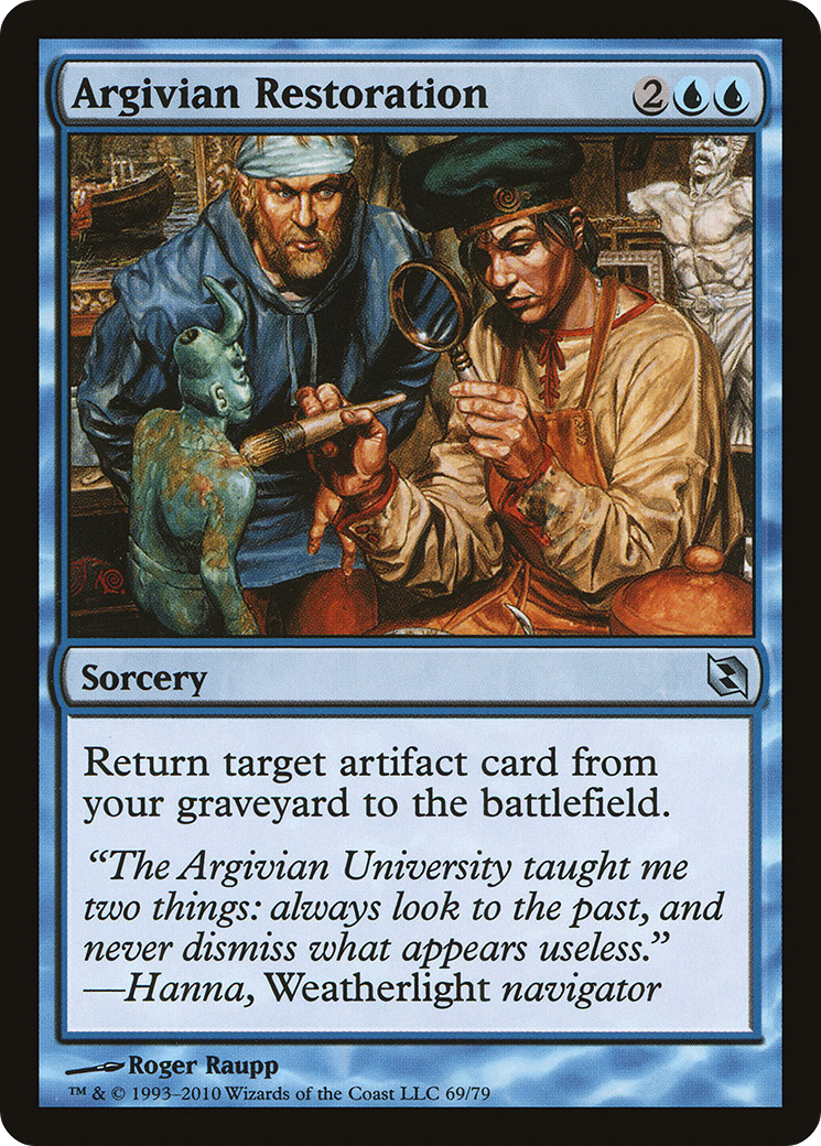 Argivian Restoration [Duel Decks: Elspeth vs. Tezzeret]-1