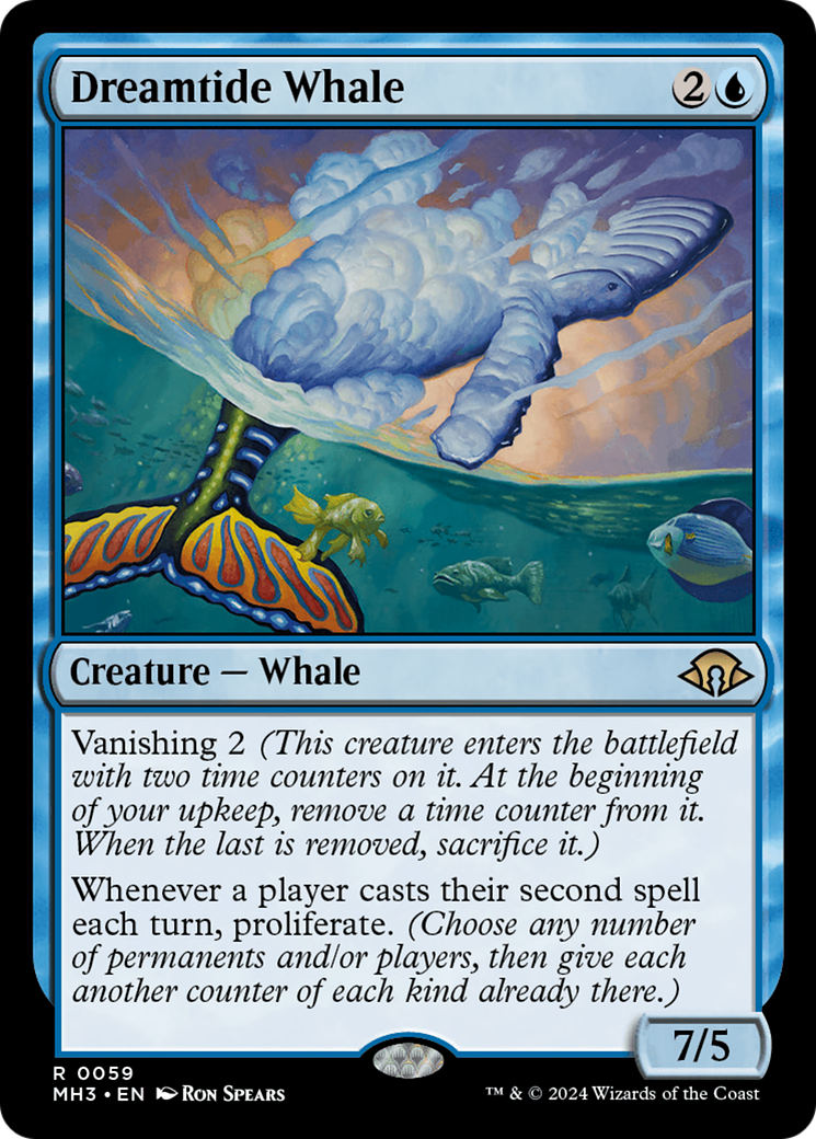 Dreamtide Whale [Modern Horizons 3]-1