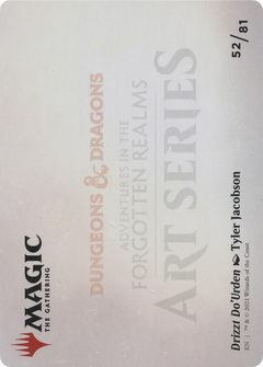 Drizzt Do'Urden // Drizzt Do'Urden (AAFR-052) - Adventures in the Forgotten Realms Art Series (Borderless)-2